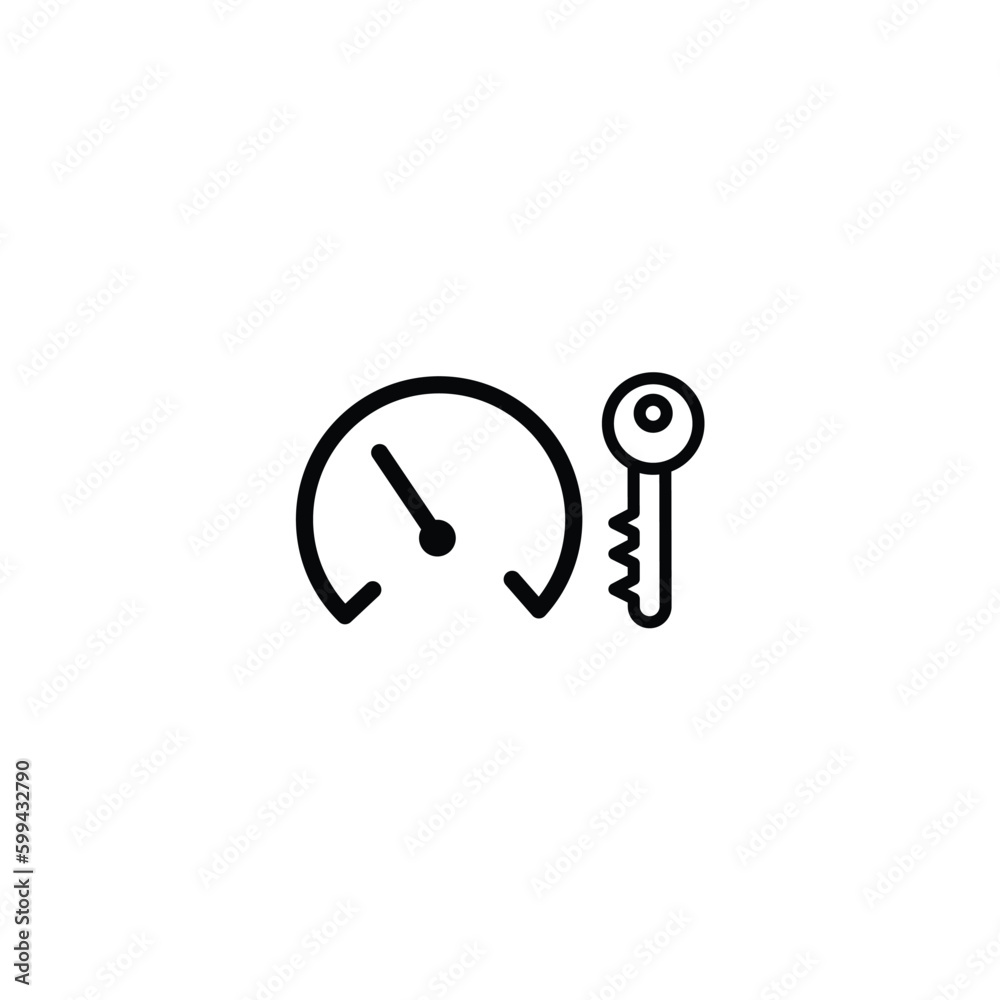 speed limiter icon vector illustration speed limiter icon vector illustration