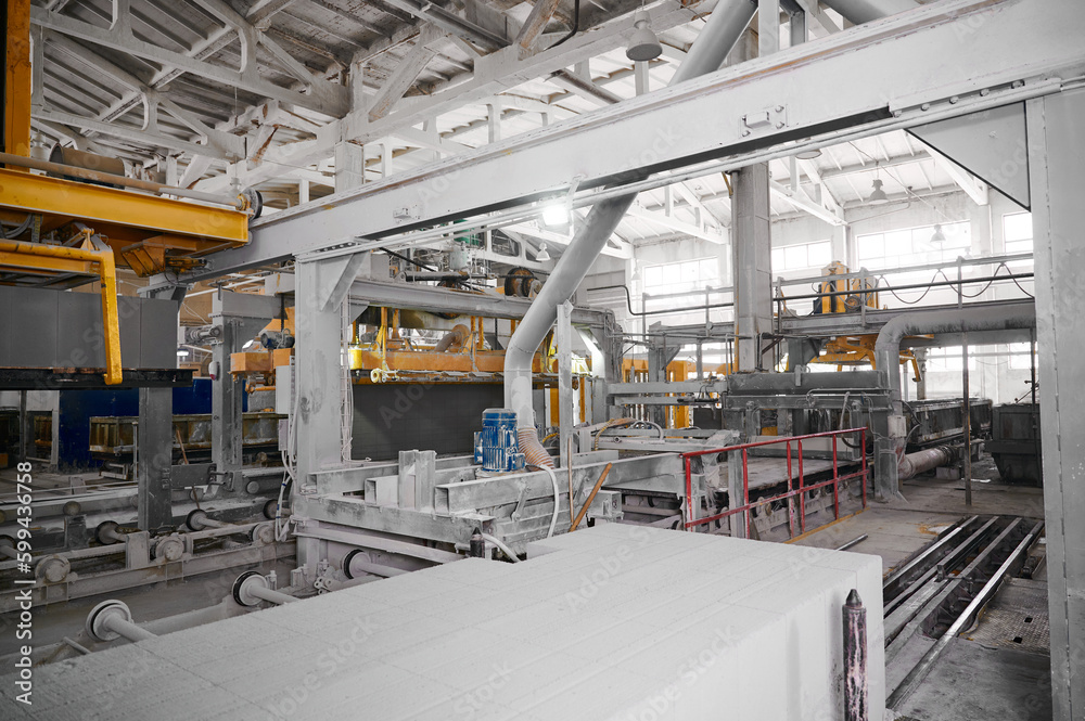 Factory for production of gas silica blocks and equipment Factory for production of gas silica blocks and equipment