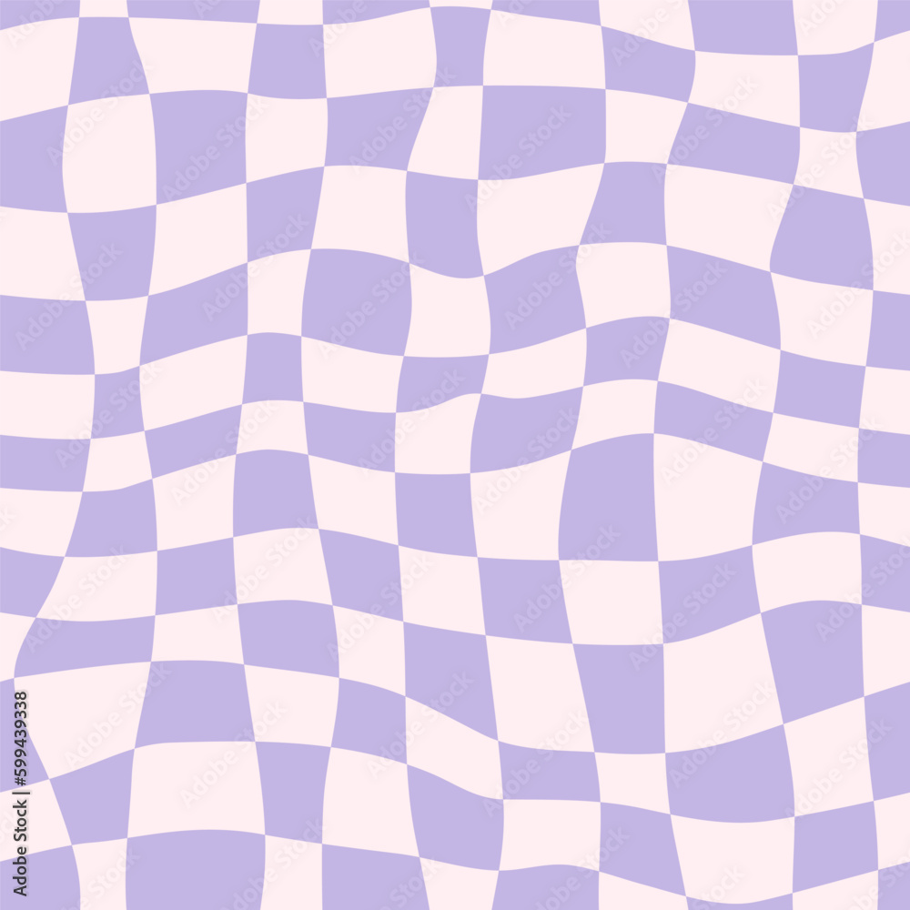 Groovy and retro boho cute checkerboard pattern Groovy and retro boho cute checkerboard pattern