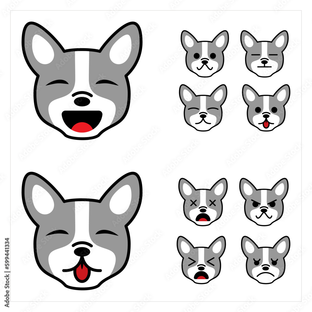 cute dog animal design vector