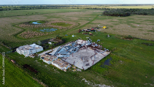 Photography Building Destroyed By Tornado In Florida