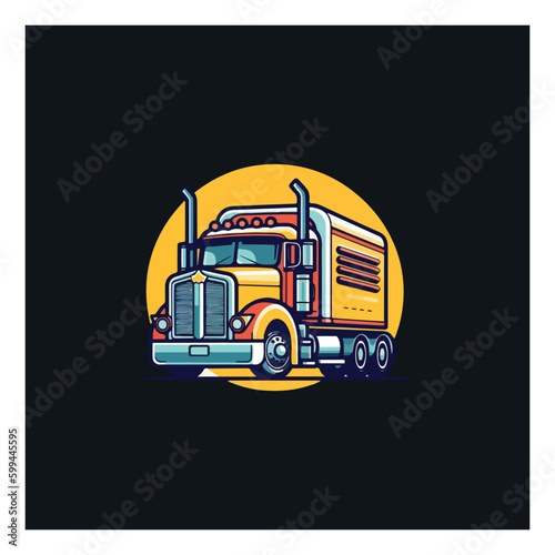 Trucking Apparel strong and power full logo simple and modern logo