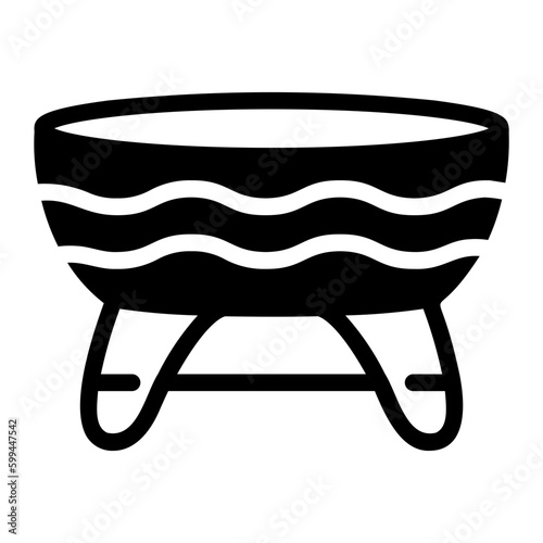 crib glyph icon