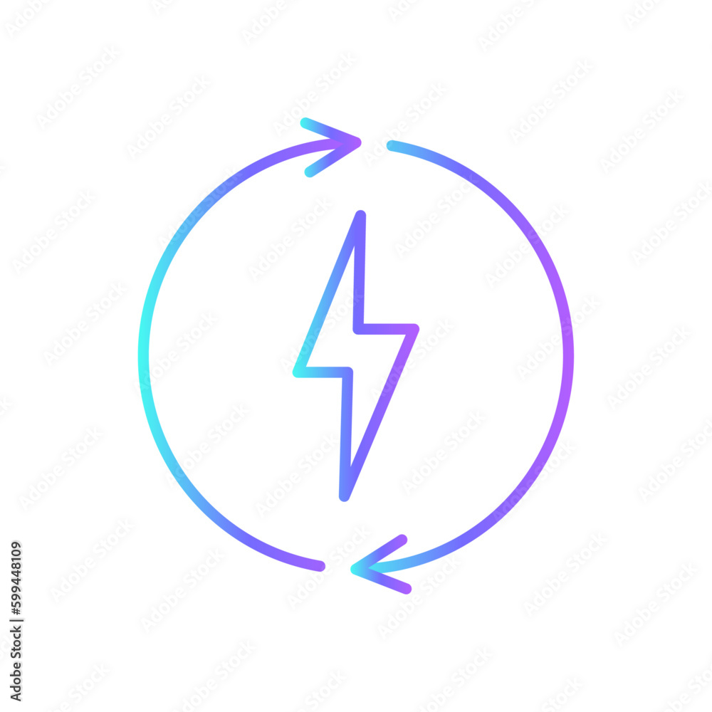 Renewable Energy Ecology icon with blue duotone style. power, environment, electricity, alternative, electric, sustainable, technology. Vector illustration Renewable Energy Ecology icon with blue duotone style. power, environment, electricity, alternative, electric, sustainable, technology. Vector illustration
