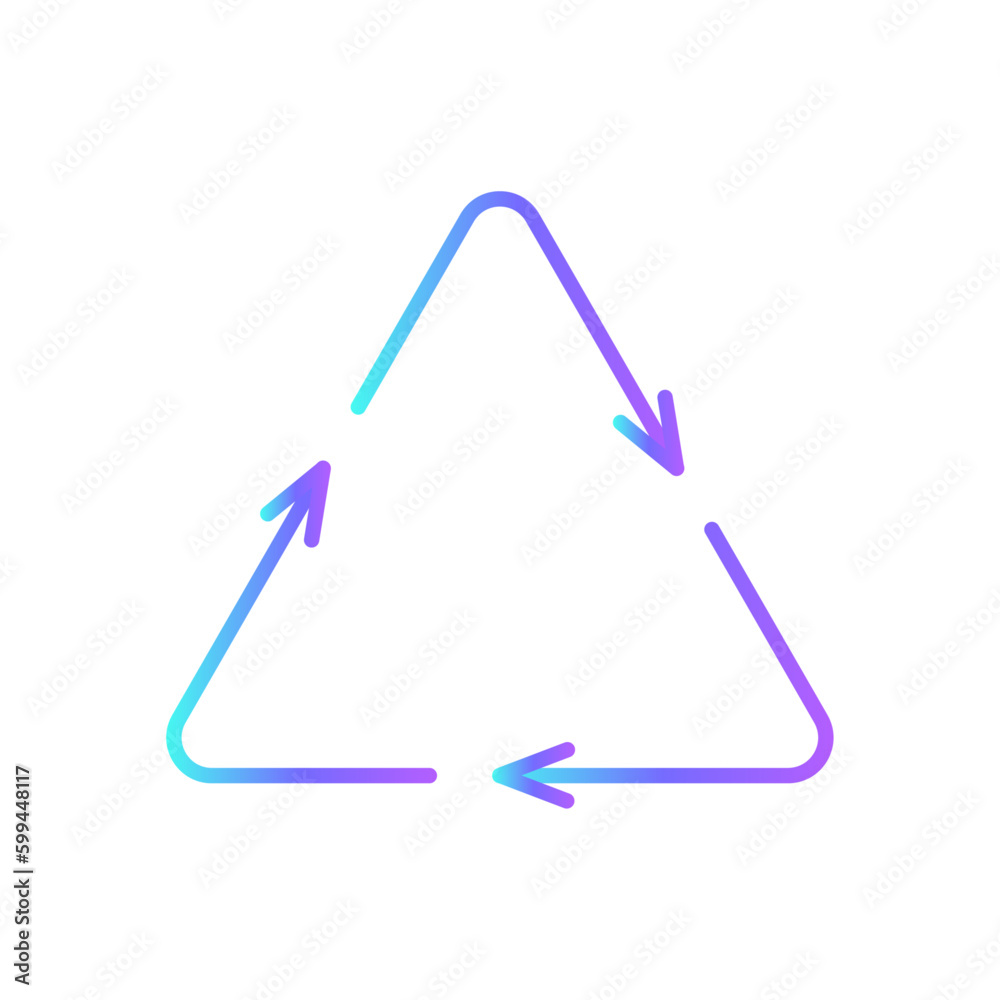 Recycle Ecology icon with blue duotone style. environment, recycling, earth, nature, trash, reuse, care. Vector illustration Recycle Ecology icon with blue duotone style. environment, recycling, earth, nature, trash, reuse, care. Vector illustration