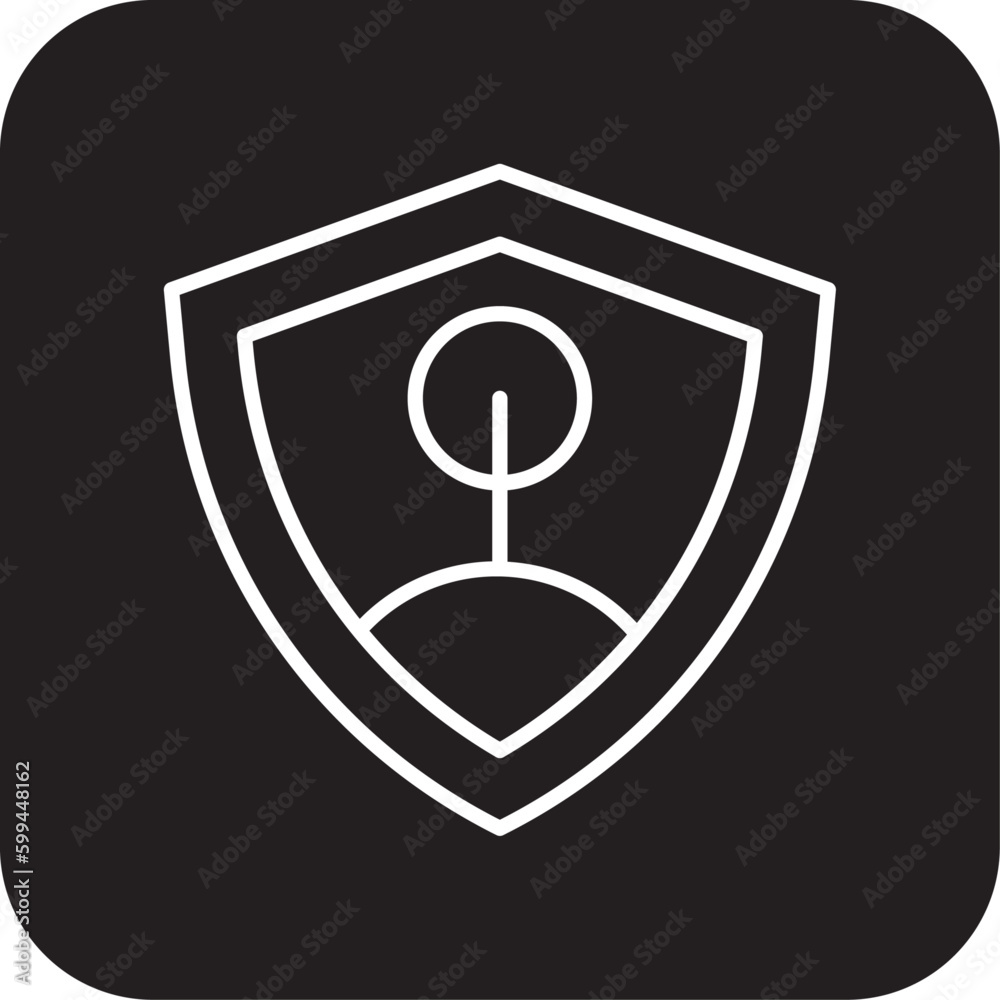 Eco Protection Ecology icon with black filled line style. environment, nature, organic, environmental, natural, pollution, care. Vector illustration Eco Protection Ecology icon with black filled line style. environment, nature, organic, environmental, natural, pollution, care. Vector illustration