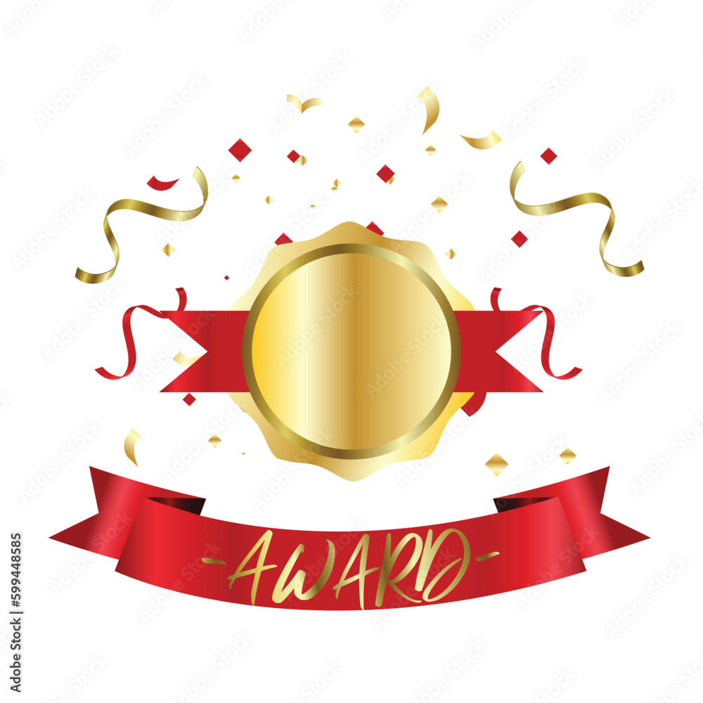 Golden cups award for winners and others sport trophy. Golden reward and gold trophy for championship golden badge or golden medal. Vector illustration Golden cups award for winners and others sport trophy. Golden reward and gold trophy for championship golden badge or golden medal. Vector illustration