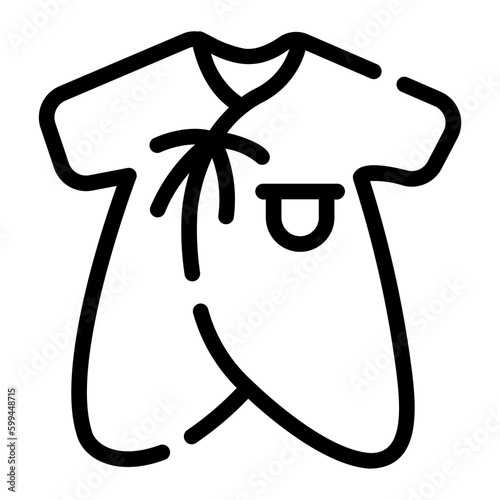 baby clothes line icon