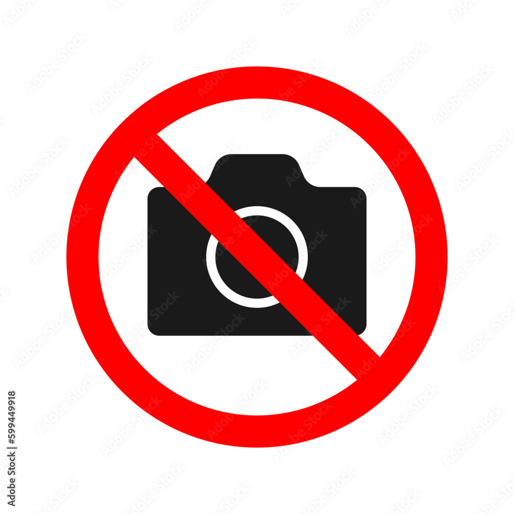 no camera sign no camera sign