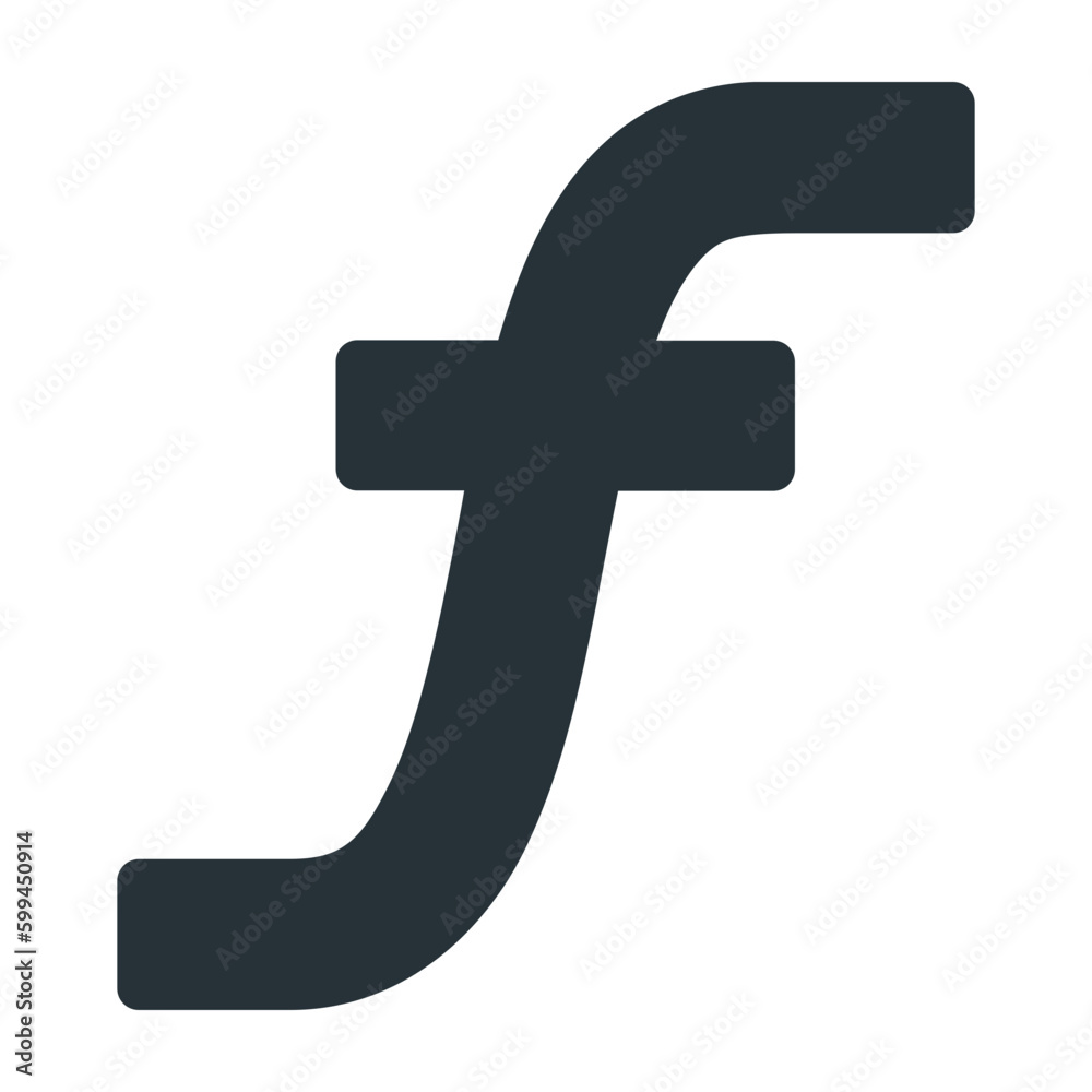 Obraz premium Aruban Florin Symbol