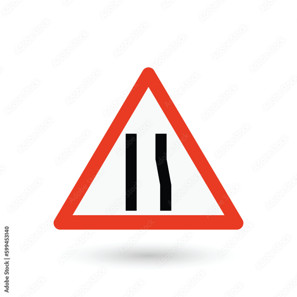 Traffic signs road collection series. Warning signs Traffic signs road collection series. Warning signs