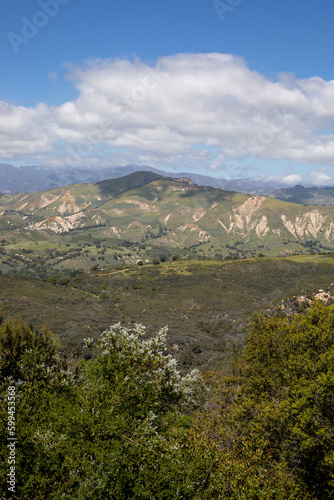 Santa Ynez Valley, viewpoint near Cachuma Lake, California
