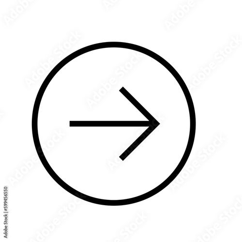 Free Download Thin Outline Arrow - GFXLoad
