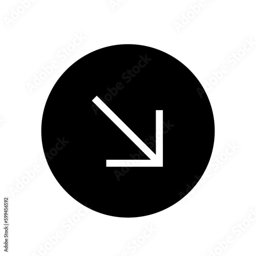 Free Download Circle Solid  Arrow - GFXLoad