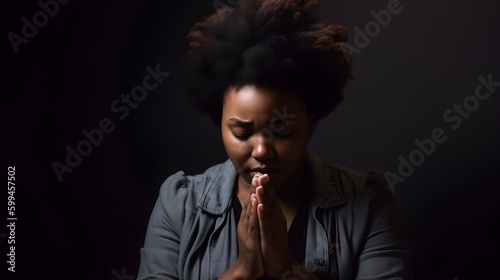 woman praying