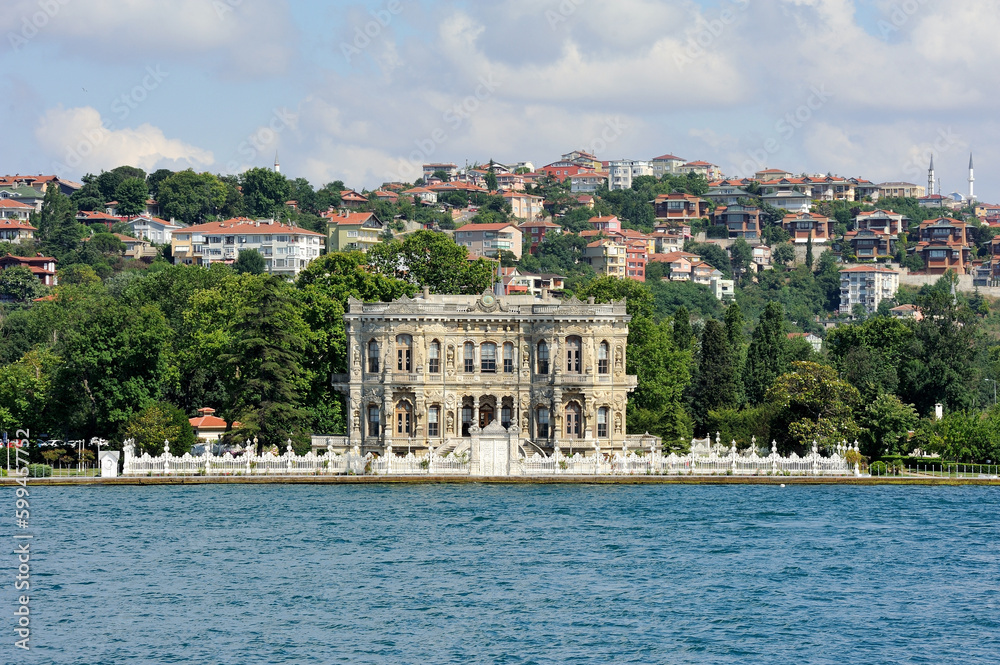 Beylerbeyi Palace, one of the Ottoman-era sultan's palaces, on the Bosphorus coast