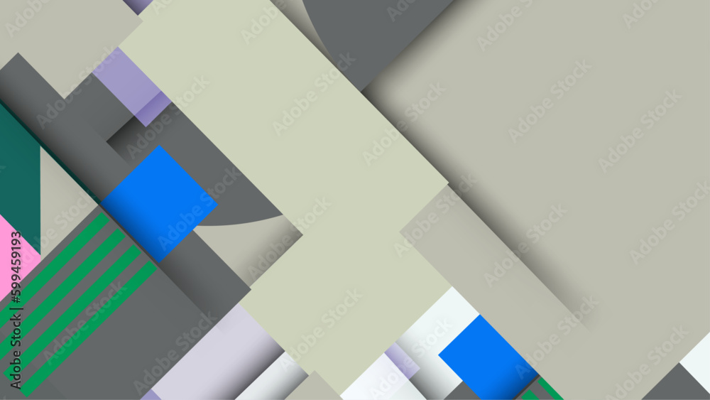 Abstract geometry background in flat design Abstract geometry background in flat design