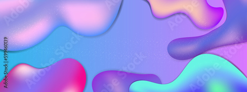 Vector colorful colourful abstract colorful fluid gradient background