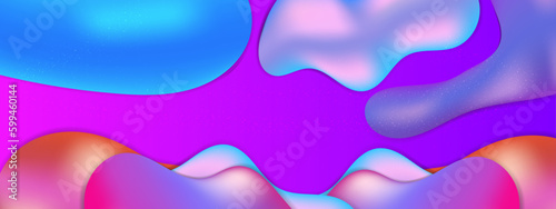 Vector modern colorful colourful abstract background with fluid shapes