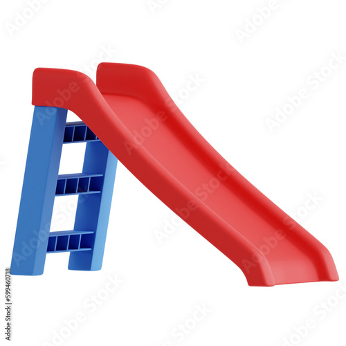 Wallpaper Mural A 3D slide illustration for playground or outdoor fun themes Torontodigital.ca