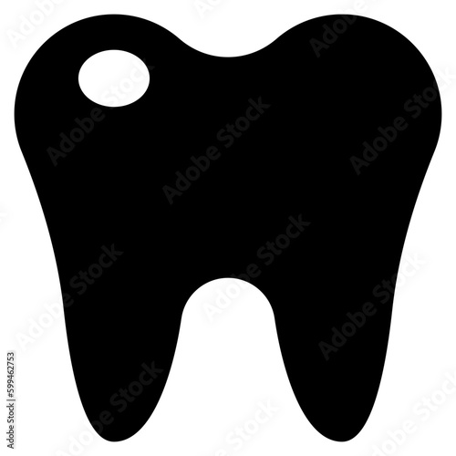 tooth dental isolated icon
