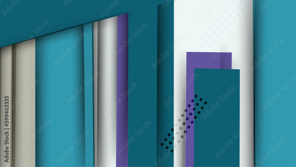 Obraz premium Simple green pattern background. Geometrical deisgn template