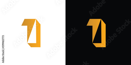 Modern and strong number 1 logo design