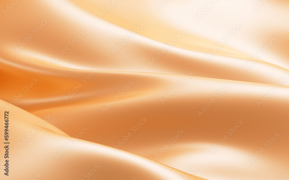 Abstract gold fabric silk texture background, 3d rendering. Abstract gold fabric silk texture background, 3d rendering.