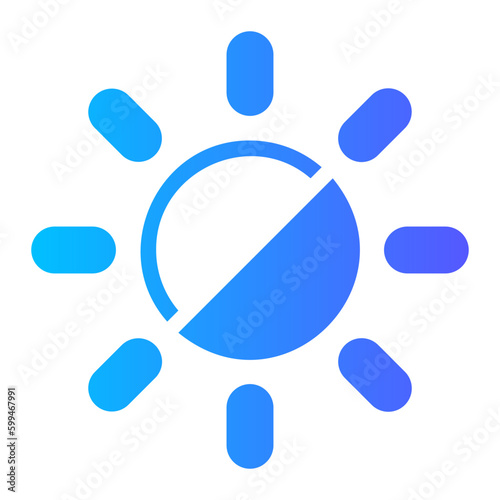 exposure gradient icon