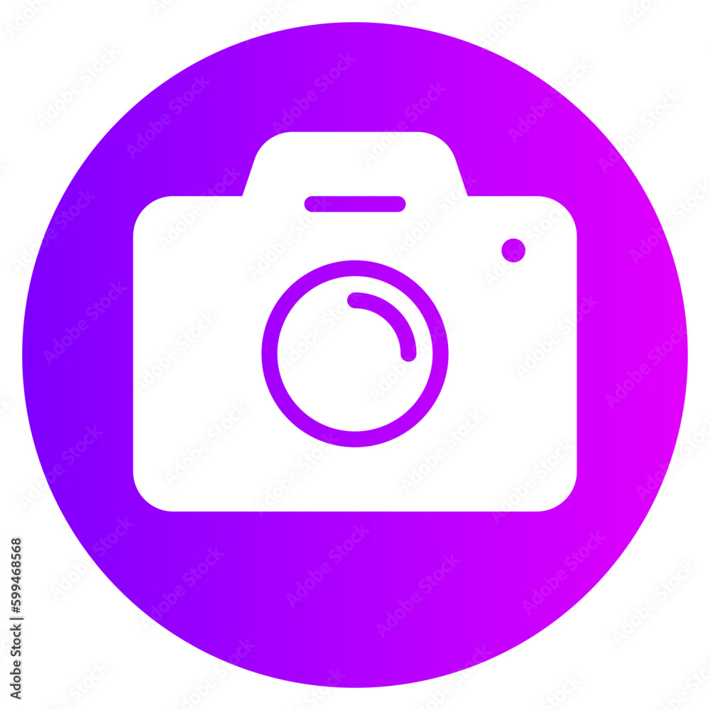 camera gradient icon camera gradient icon