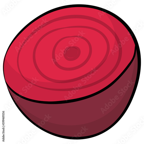 Healthy vegetable, beetroot icon 
