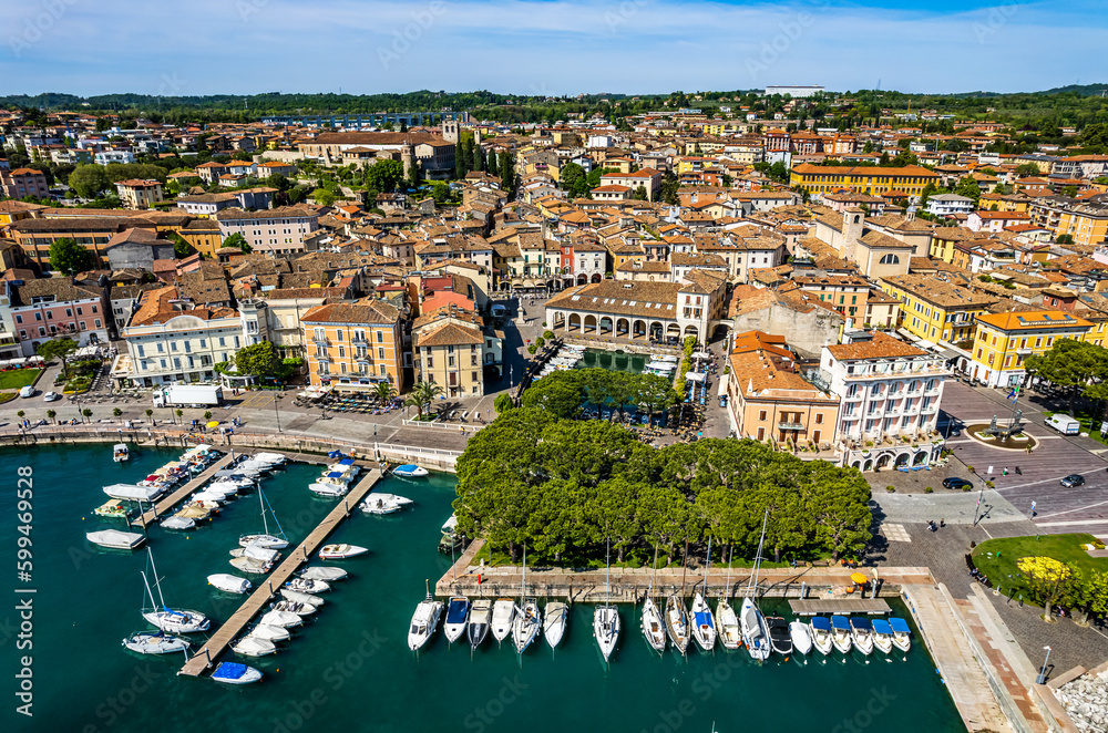 old town and port of Desenzano