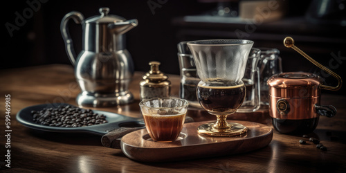 A Delightful and Luxurious Coffee Experience  generative ai