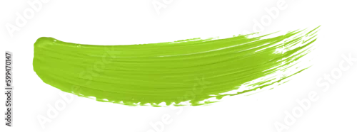 Panel kuchenny z motywem Shiny green brush isolated on transparent background. lime green brush png