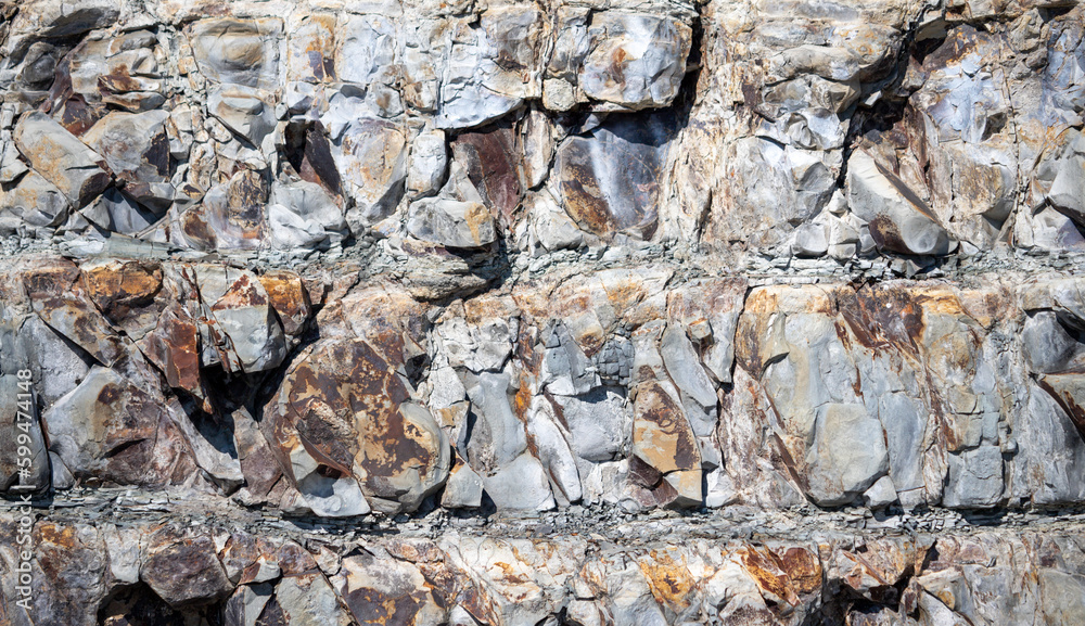 Wall background, round pebbles, like a wall. Wall background, round pebbles, like a wall.