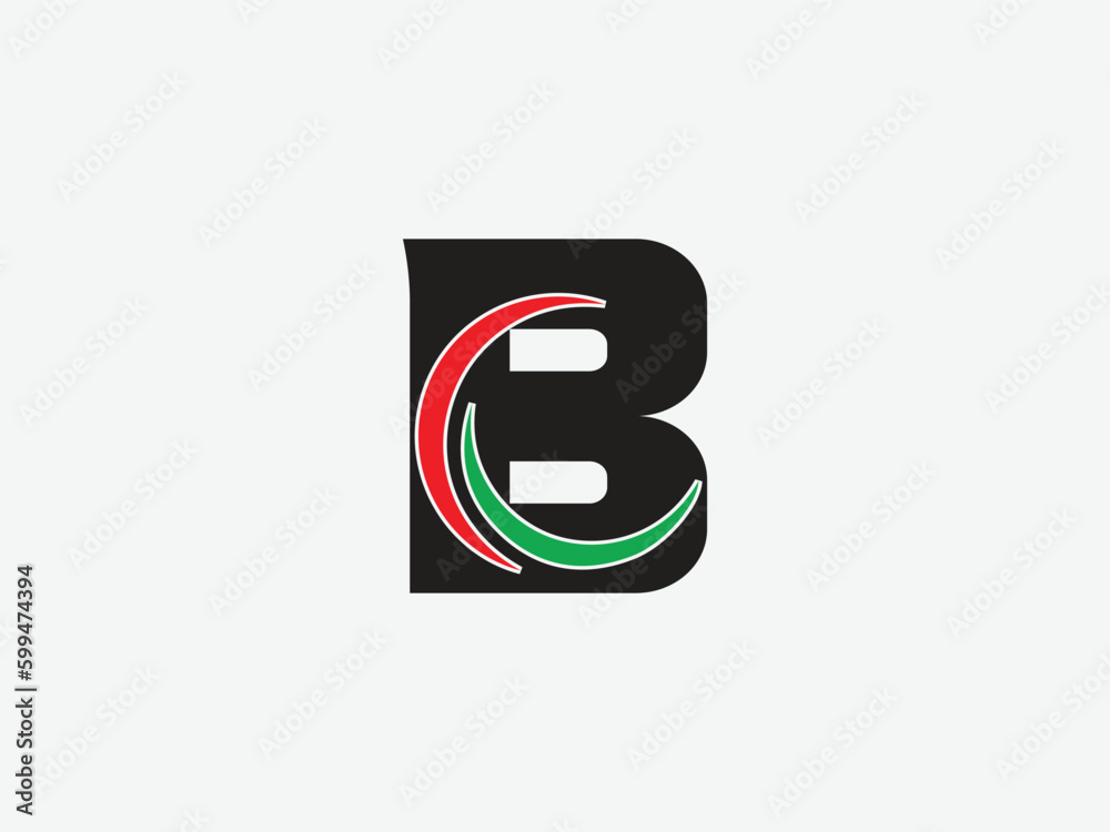 B latter logo make with vector. B latter logo make with vector.