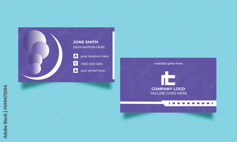 Business card. Visiting card ,vector , professional Business card layout, Graphics design, Template design. card .ID card, Business and visiting card.