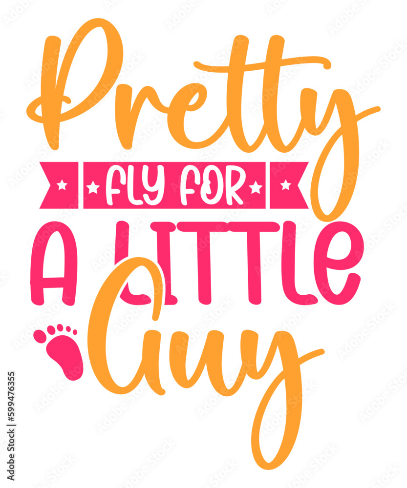 Baby isolated typography design Baby isolated typography design