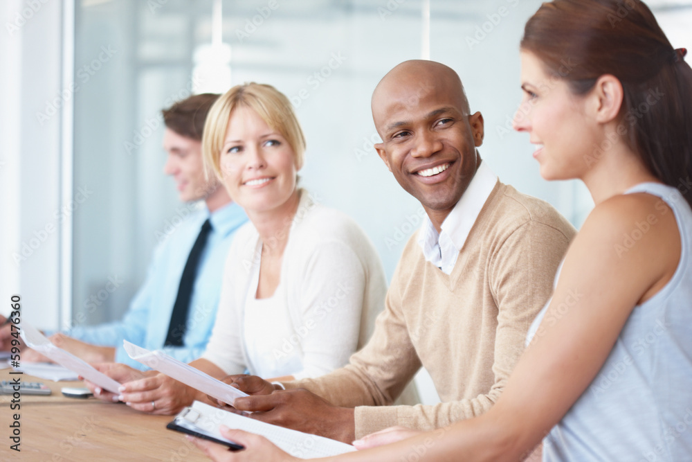 Discussion, diversity and business people in a meeting in a office planning corporate report. Collaboration, teamwork and professional employees working on a company project together in the workplace Discussion, diversity and business people in a meeting in a office planning corporate report. Collaboration, teamwork and professional employees working on a company project together in the workplace