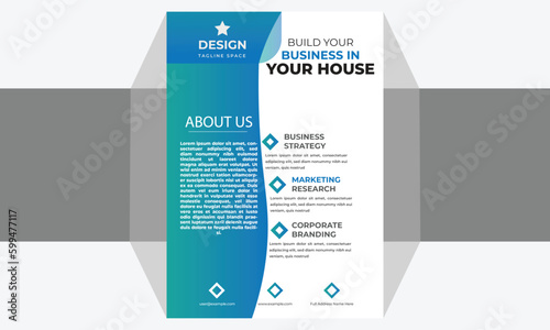 digital flayer design template