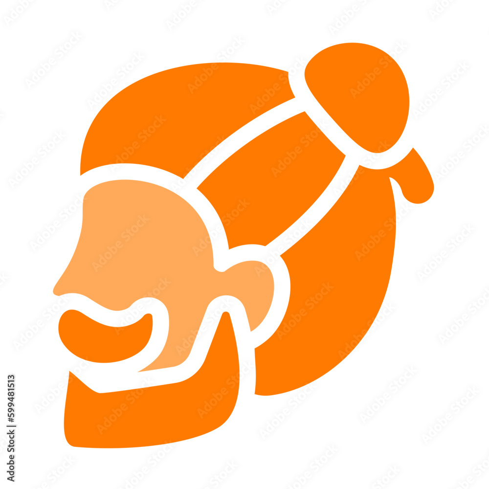 Obraz premium side man bun