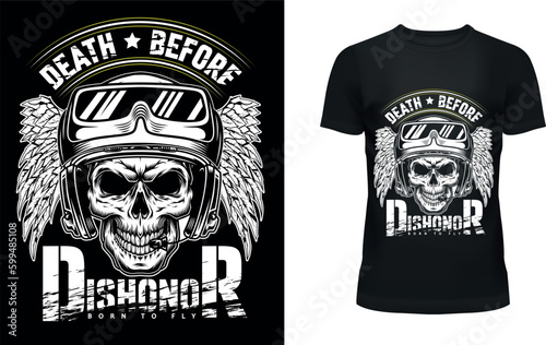 Death before dishonor t-shirt design