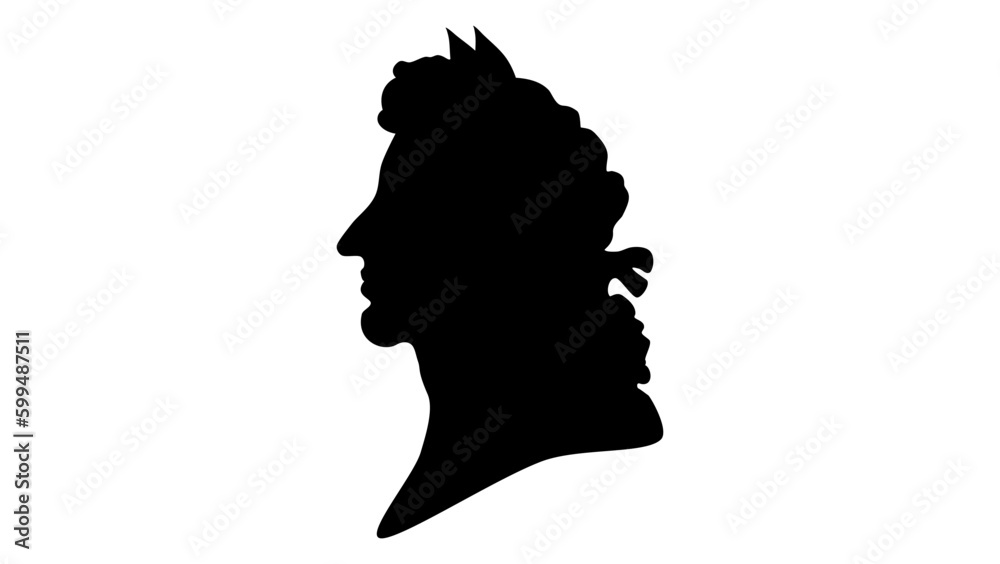 James II of England silhouette