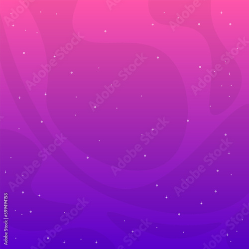 Abstract Background Night Sky With Stars And Fog Pink Purple Vector Design