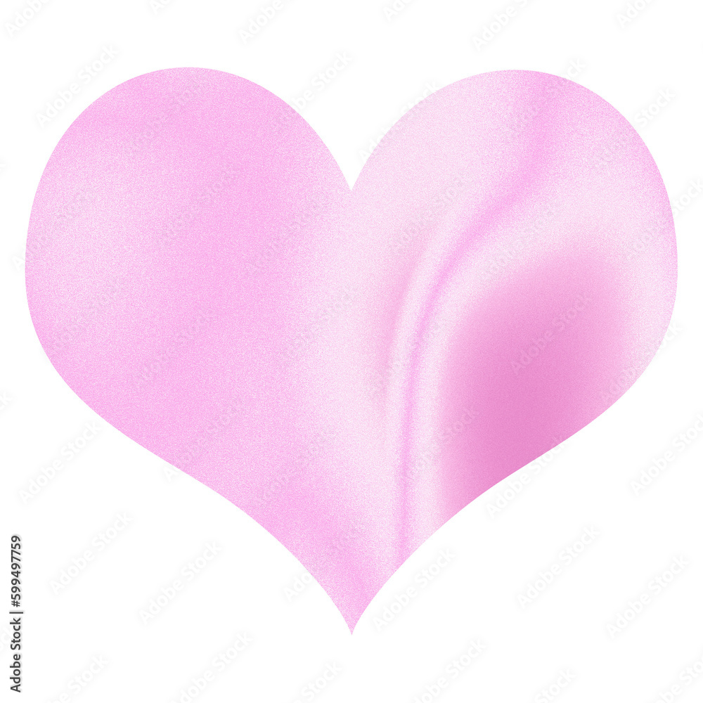 Pink Grainy Heart