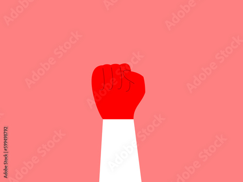 flat design national awakening day vector illustration