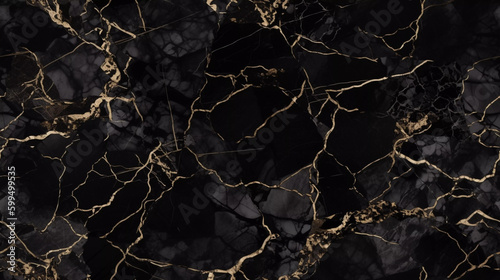 Marmor Stein Boden Struktur Muster Oberfläche Pattern Seamless weiss schwarz gold  photo