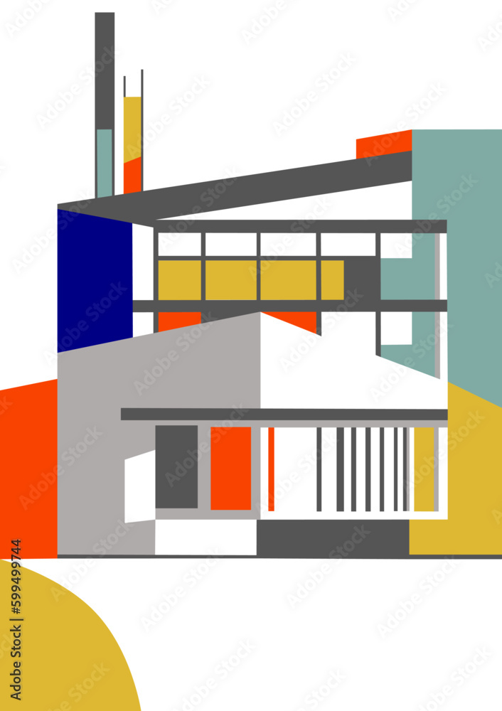 Fondo abstracto geométrico minimalista. Diseño de círculos, cuadrados y triángulos. Plantilla de negocio techno de moda para el papel pintado, banner, fondo o aterrizaje.