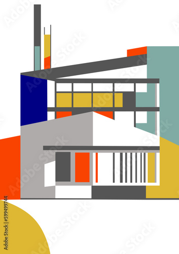 Fondo abstracto geométrico minimalista. Diseño de círculos, cuadrados y triángulos. Plantilla de negocio techno de moda para el papel pintado, banner, fondo o aterrizaje.