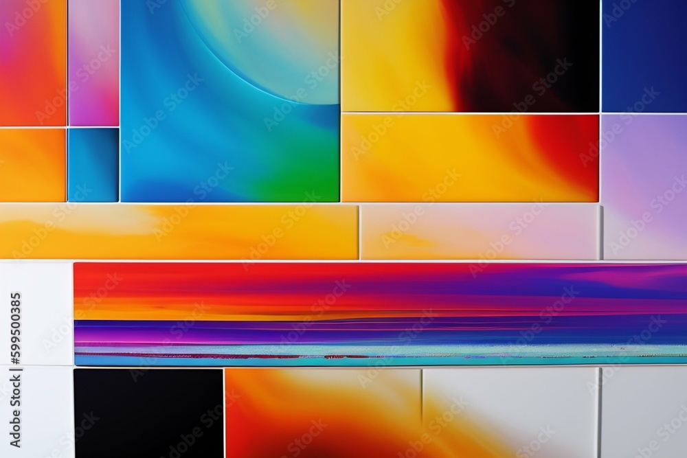Naklejka premium abstract colorful background with lines